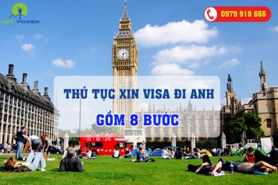 8 bước xin visa Anh