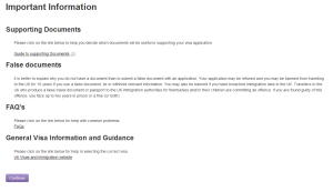 Hướng dẫn khai tờ khai visa Anh